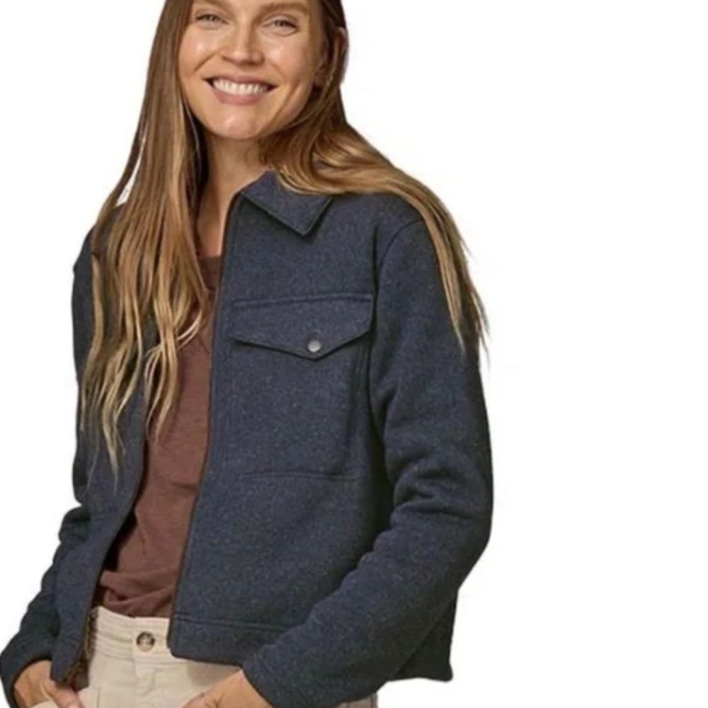 Patagonia Chore Jacket Blue Womens Large - Picture 2 of 8